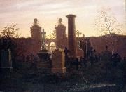 Caspar David Friedrich Kugelgens Grab oil on canvas